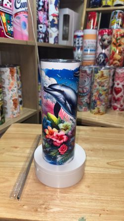 20oz Dolphin Tumbler