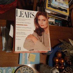 MAY  1991  LEAR'S  MAGAZINE   COVER  SUSAN  SARANDON