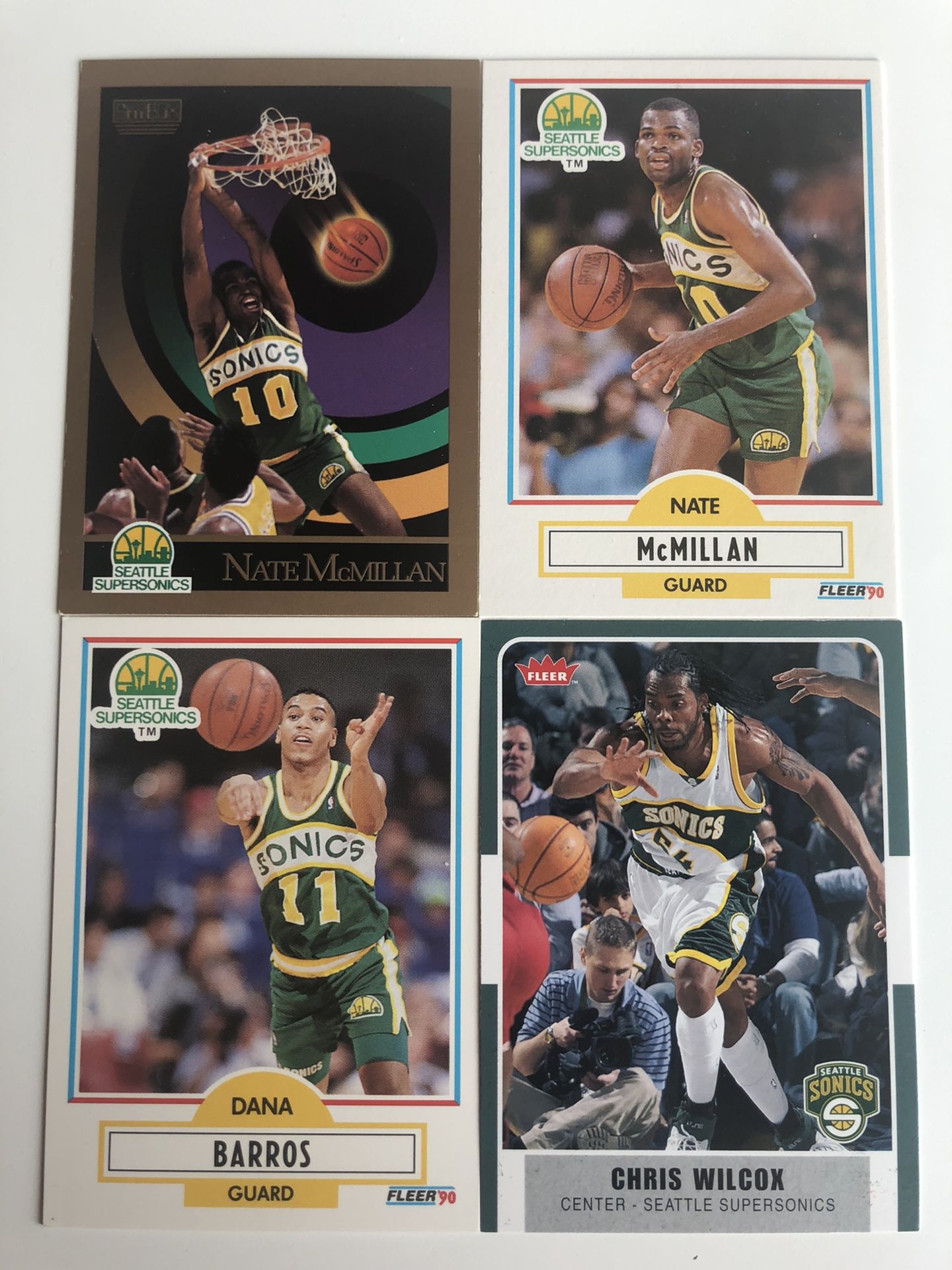 16 Seattle SuperSonics NBA Cards