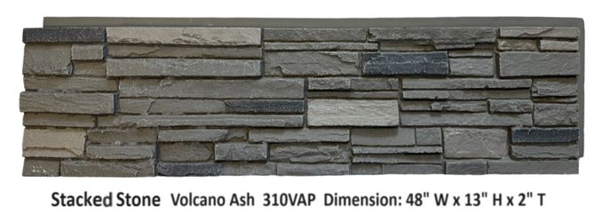3D Faux Stone Wall Panel