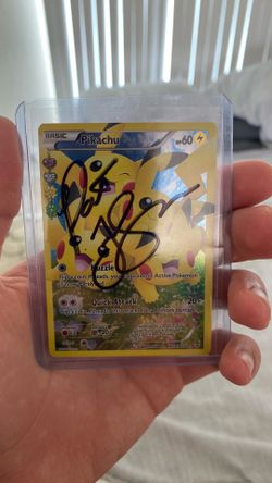 2016 20TH anniversary generations pikachu NM SIGNED