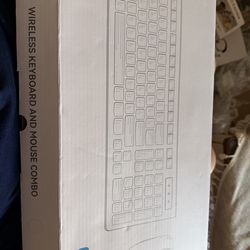 Green wireless keyboard