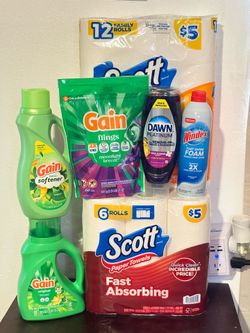 Laundry + paper products bundle