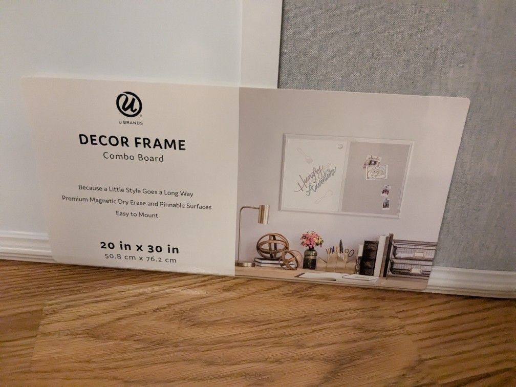 New. White Board/Cork Board