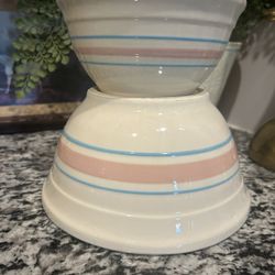 McCoy Vintage Mixing Bowls 