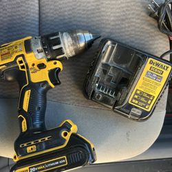 DEWALT Drill And Battery And Charger 