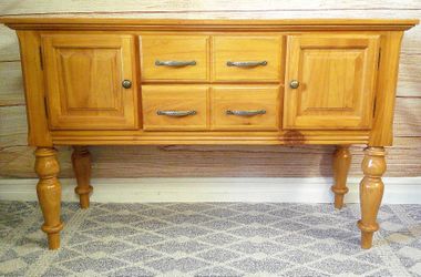 Hallway Table / Wood Sideboard with Drawers - Delivered
