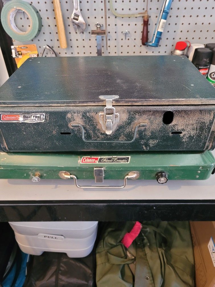 Two Vintage Coleman Propane Stoves for Sale in Henderson, NV OfferUp