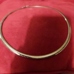 New/Never Worn, 16"  Omega Necklace
