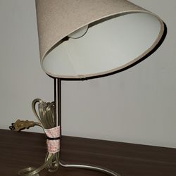 Burlap Desk Lamp Set