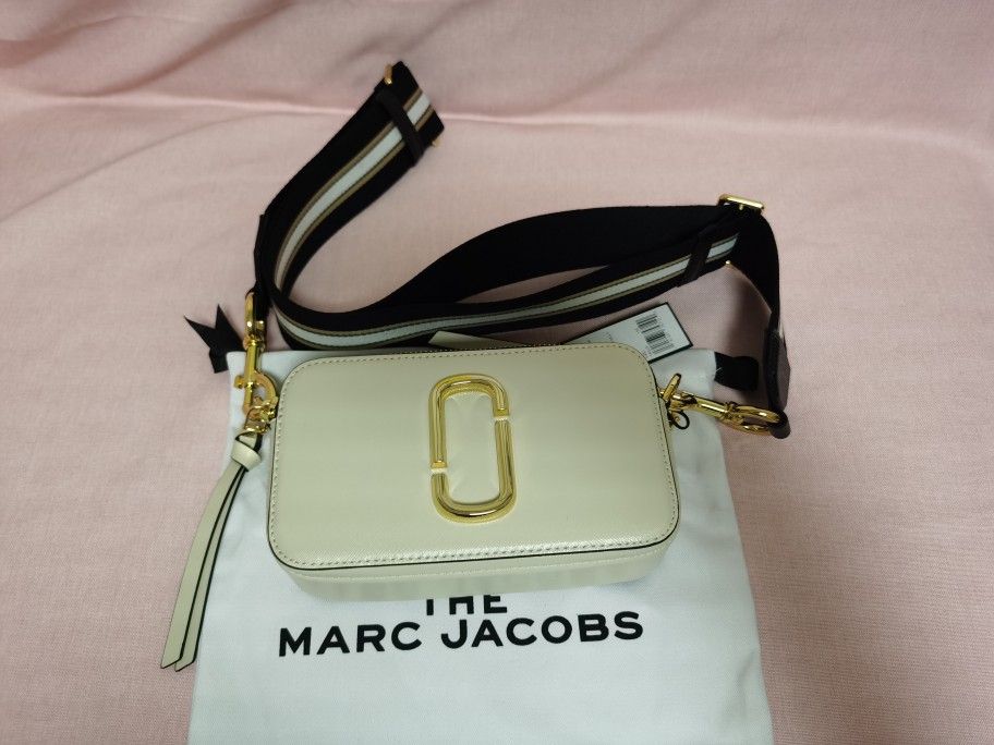 Marc Jacobs The Snapshot Crossbody Bag Cloud White Multi