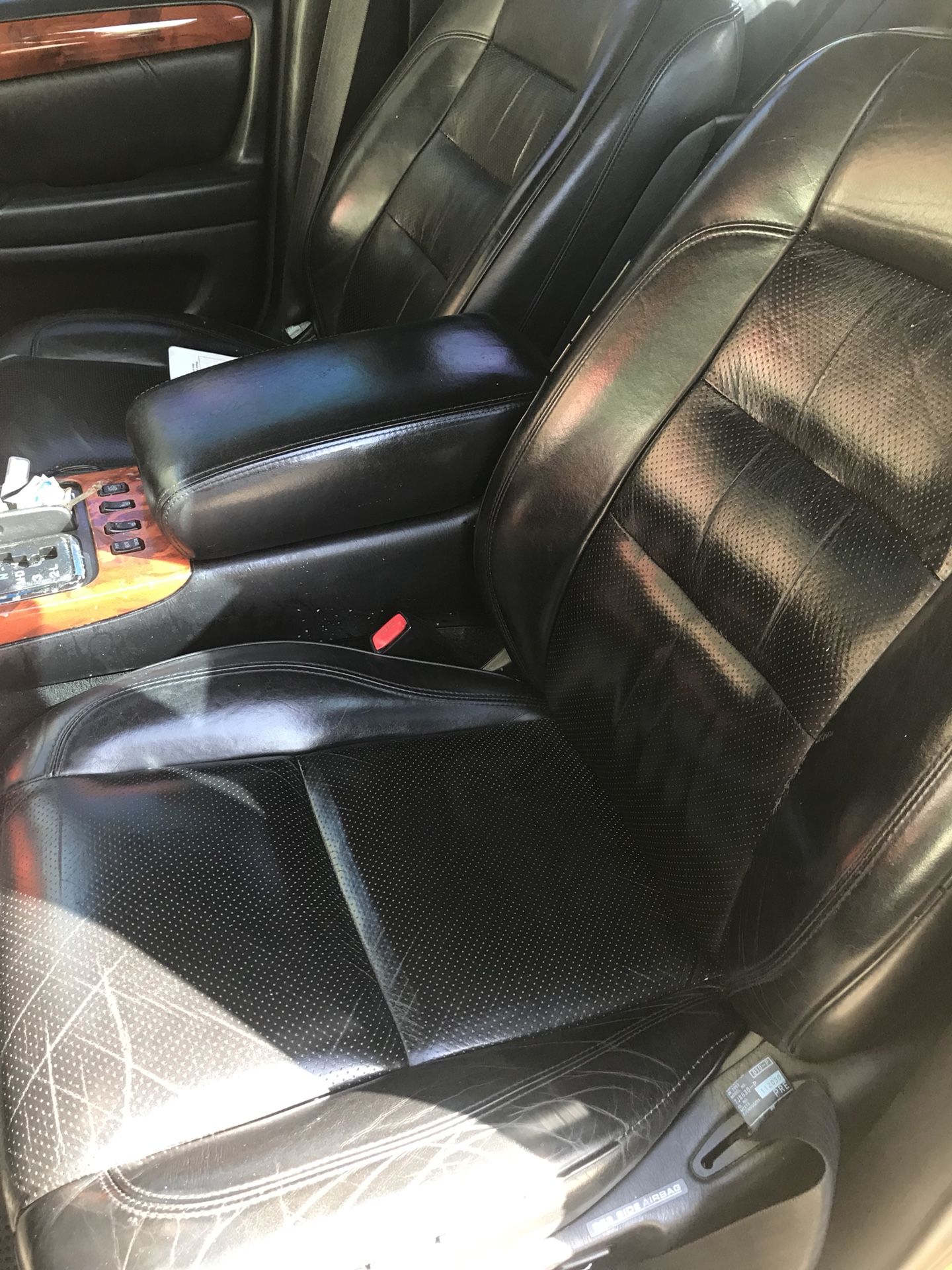 *** BLACK LEATHER INTERIOR FOR 1998-2005 LEXUS GS300/GS400/GS430 ***