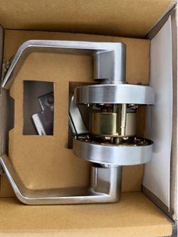 Doormerica Grade 1 Commercial Storeroom Lever Lockset - Satin Chrome - NEW