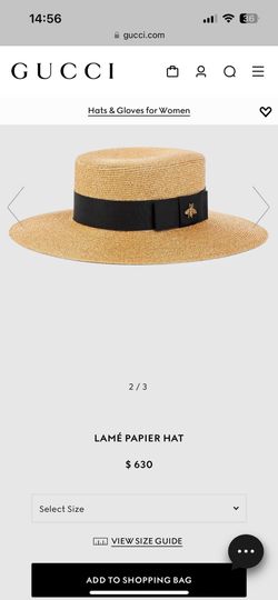Never Worn Gucci Hat women