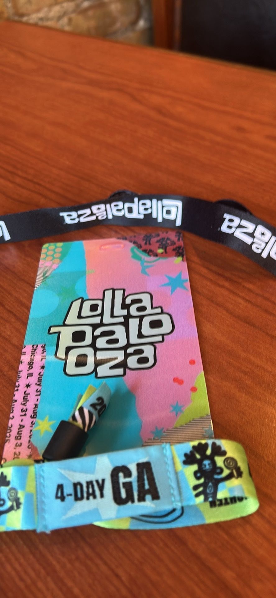 4 day GA & Chicago Ticket . 4 Tickets Available