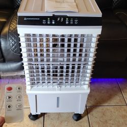 New 1,800 CFM Evaporative Air Cooler, Swamp Cooler w/5.2 gal Water 