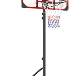 Kids Basketball Hoop Outdoor 4.82-8.53ft Adjustable, Portable Basketball Hoops & Goals for Kids/Teenagers/Youth in Backyard/Driveway/Indoor