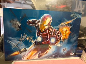 Iron man Stan Lee  autographed 11x17 photo