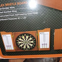 New Dart Board And Cabinet
