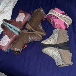 Toddler Girls Shoes Size 7 And 9