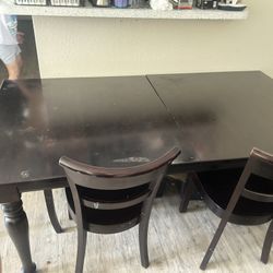 Wooden Dining Table Extendable 