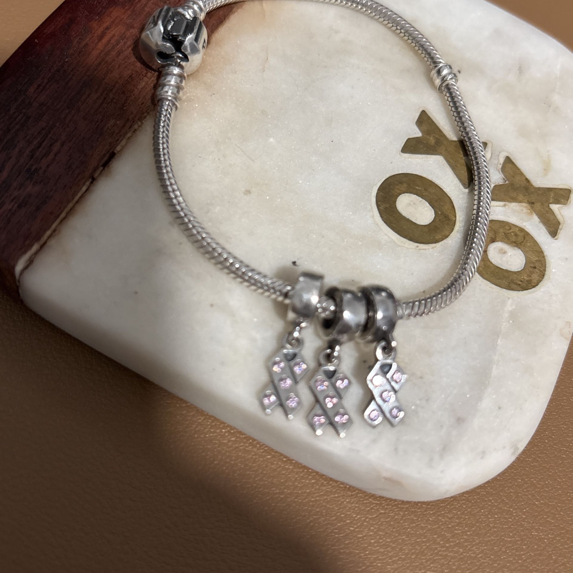 Pandora Breast Cancer Charms