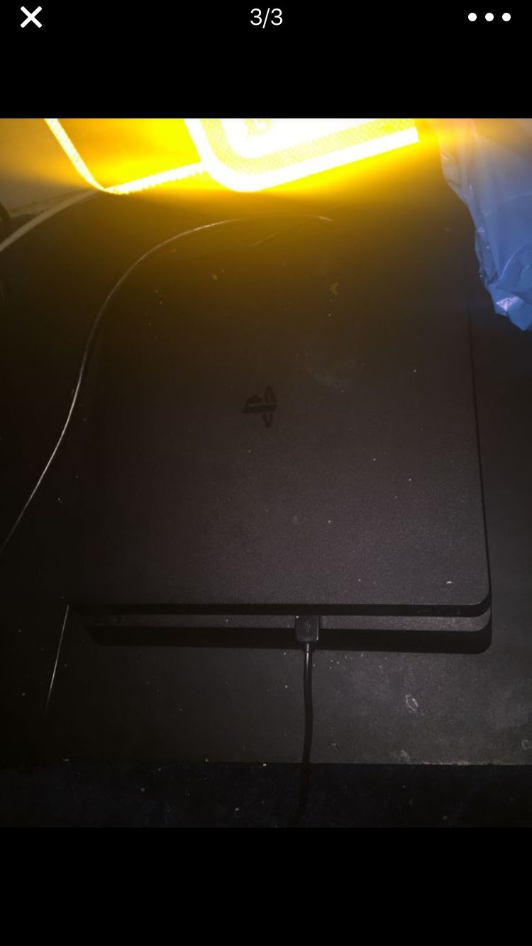 PS4 slim for sale (with all cords) and controller