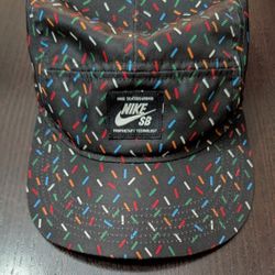 Nike SB 2014 Sprinkle All Over Print Pattern 5-Panel Skateboarding Cap Hat
