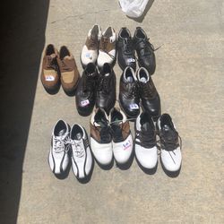 Lot Bundle Men’s golf shoes size 8.5 most from estate sale