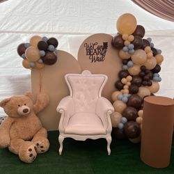 Bear Baby Shower With Draping 