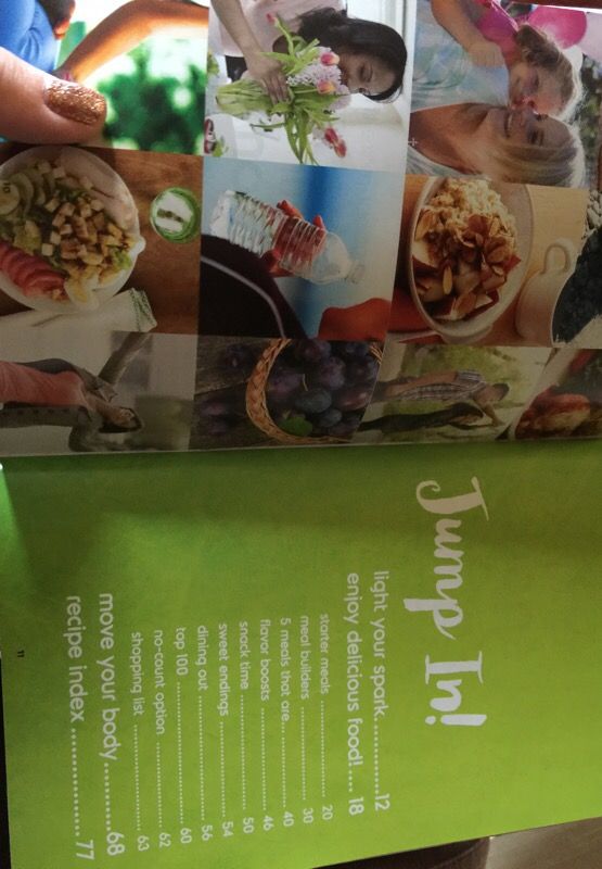 Weight Watchers planning guide book