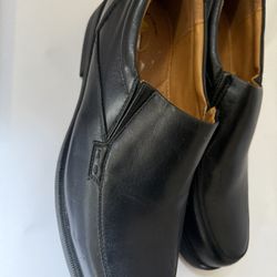 french shriner shoes french tech comfort Black Leather  Size 14