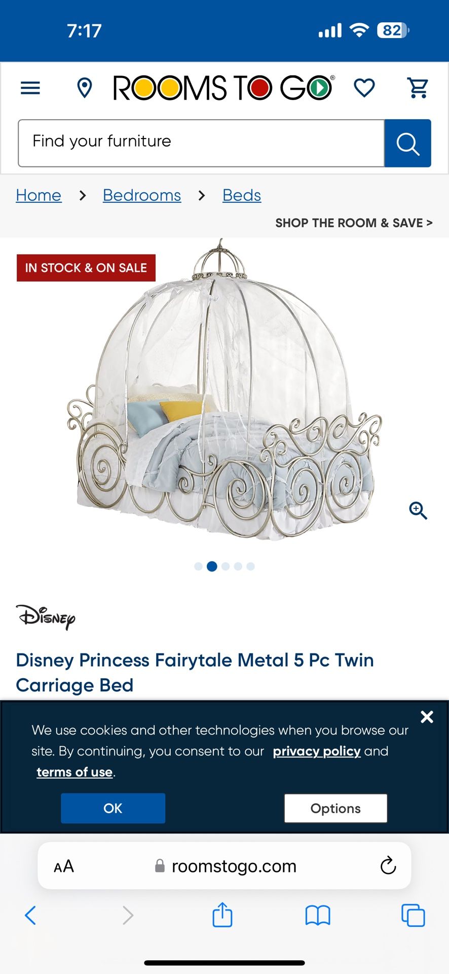 Princess Bed Frame 