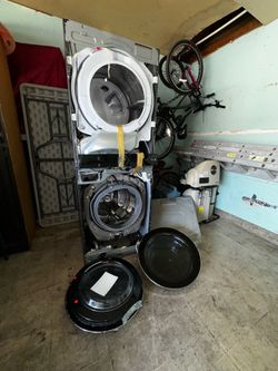 Washer and dryer