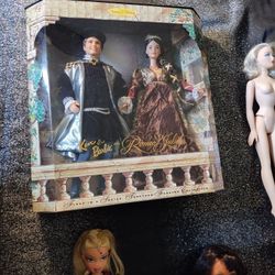Barbie Silkstone Romeo And Juliet Gene  Egyptian Fairies Little Bratz Dolls Lot 