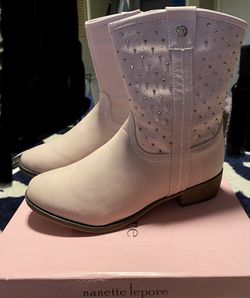 Girls Studded Western Boots