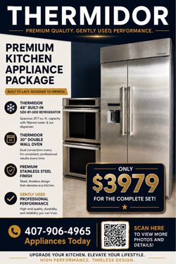 Thermidor Stainless Steel Kitchen Appliance Package