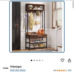 Entry Way Coat Rack & Organizer