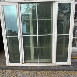 White Exterior Vinyl Window
