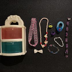 Fisher Price Jewelry Box with Jewelry 