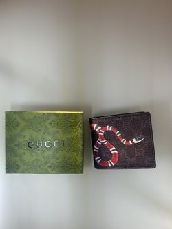 Gucci Black Snake Wallet 