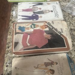 Vintage Sewing Simplicity Lot