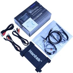  Hantek 4CH Handheld Oscilloscope with AWG 250Mhz 1GSa/s Digital USB PC Portable Osciloscopio & Function/Arb. Waveform Generator (6254BD)