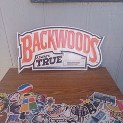 Backwoods Tin Sign 