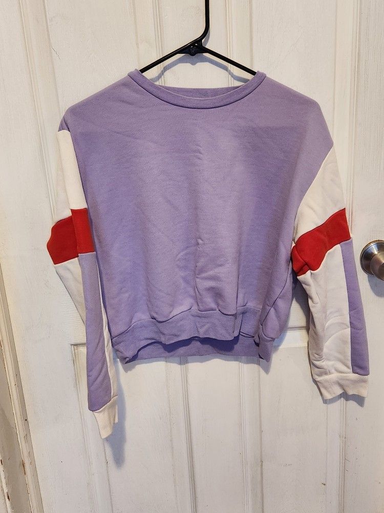 Fashion Nova Crop Top SweatShirt. Size Large. Perfect Condition!