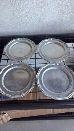 Crown castle vintage plates