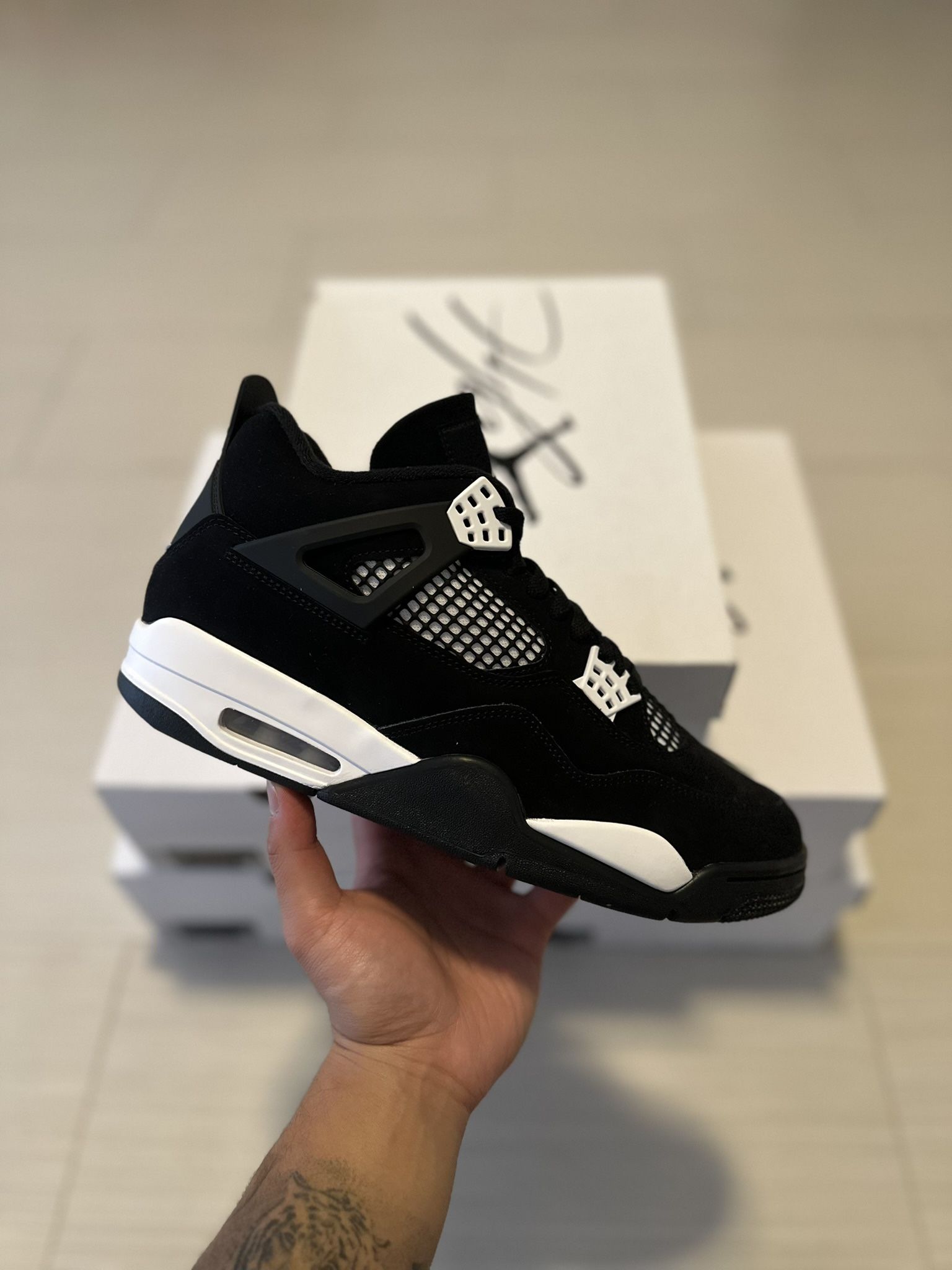 Nike Air Jordan Retro 4 White Thunder Size 10, 11, 11.5