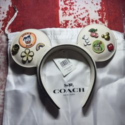 Disney Coach Leather Mickey Ears