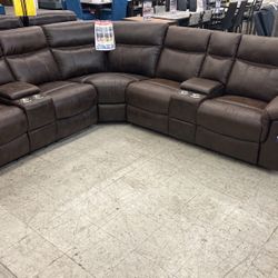 Brand New Reclining Sectional 