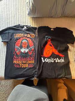 Lords of Acid Band T-Shirts Lot of 2 /small